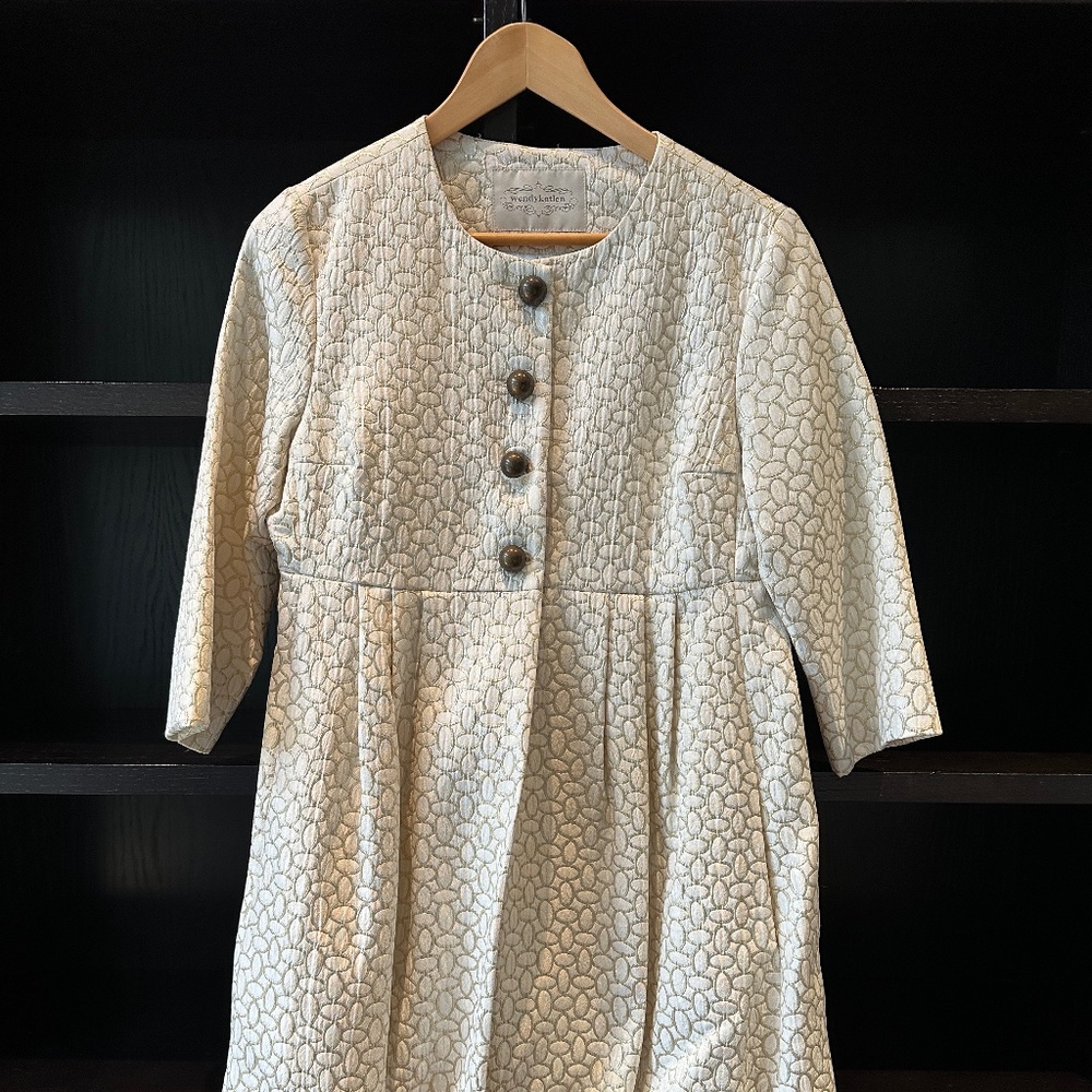 Gold and white Wendy Kathleen Coat